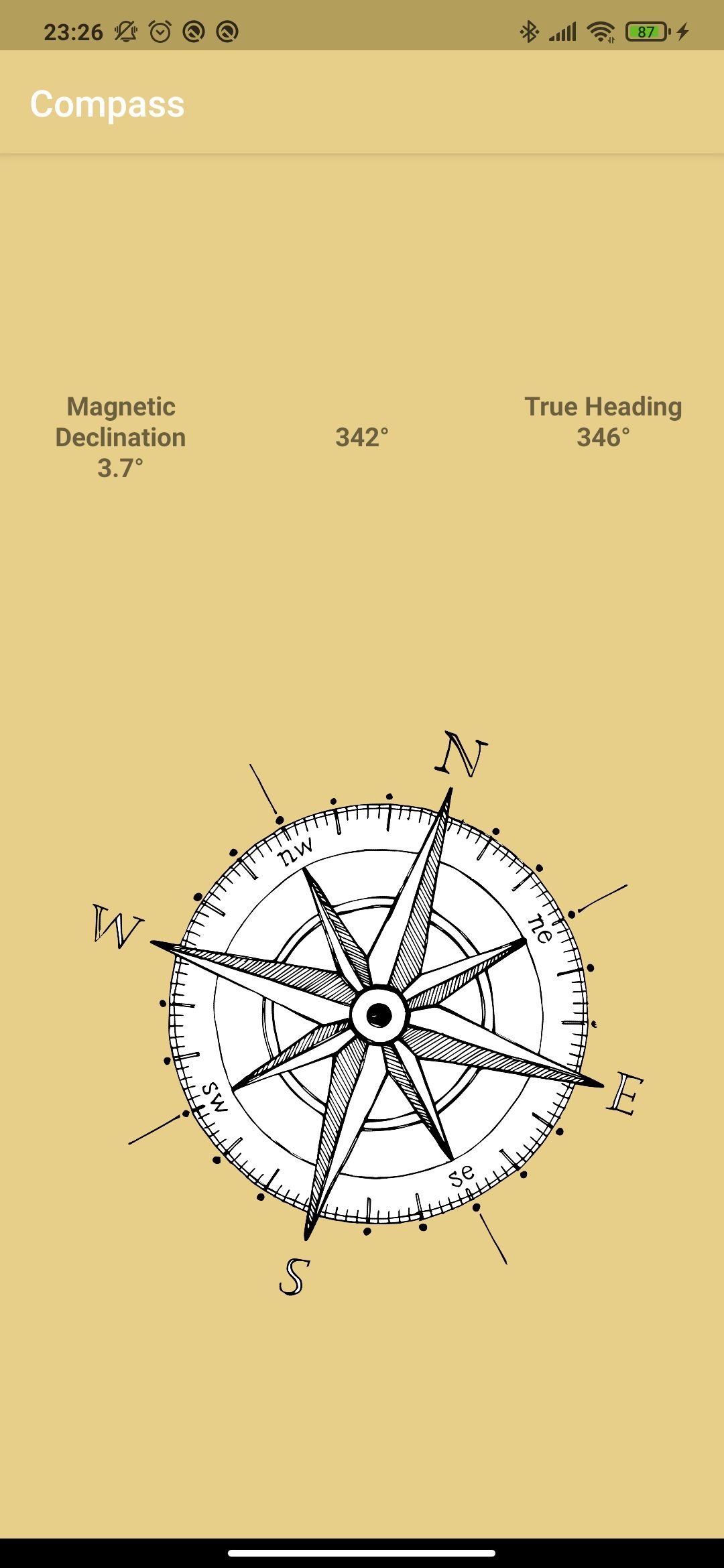 Developing a Compass Android Application